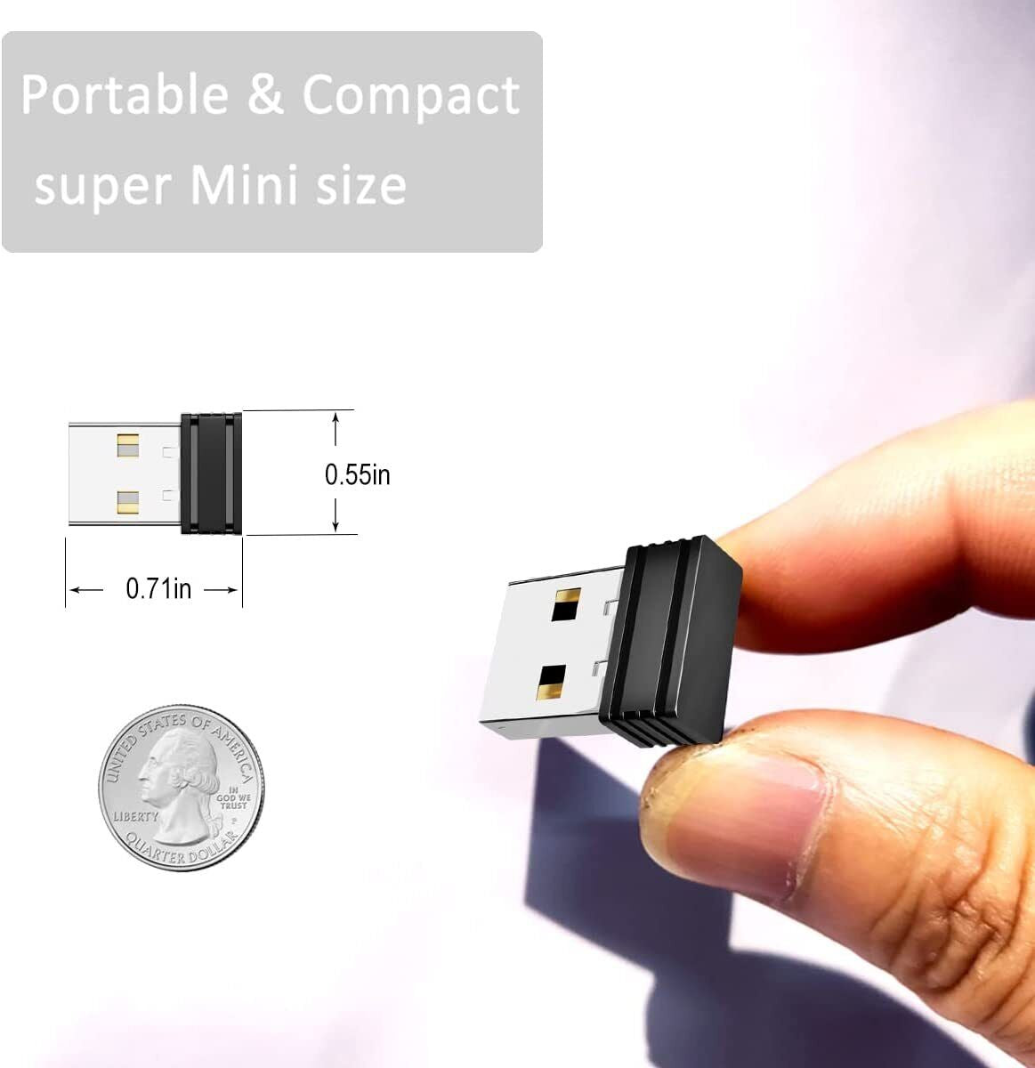 Mouse Jiggler, Undetectable Mouse Mover Jiggler Automatic Mouse Rocker USB Port,