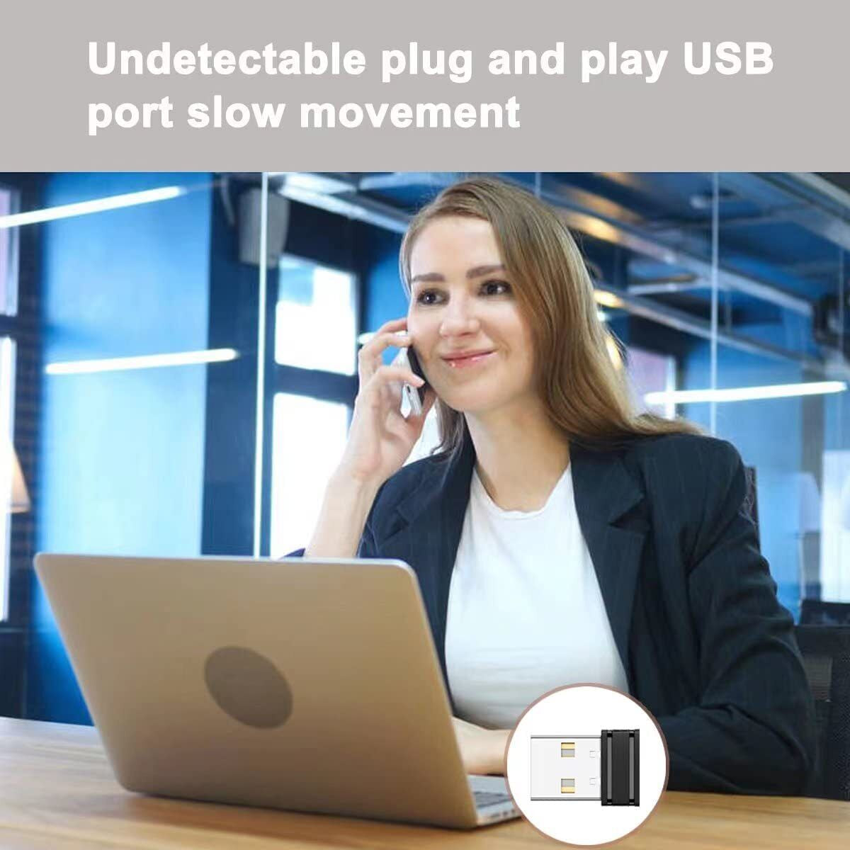 Mouse Jiggler, Undetectable Mouse Mover Jiggler Automatic Mouse Rocker USB Port,